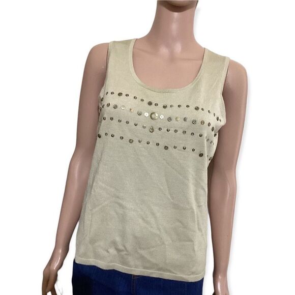 Judith Hart Silk Blend Tank Top Size: L - Picture 1 of 5